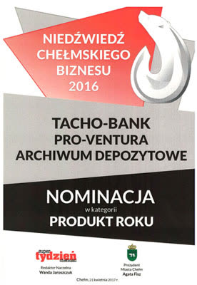 Nominacja: Niedźwiedź Chełmskiego Biznesu 2016